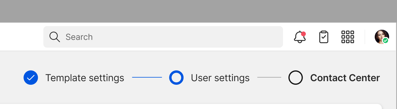 Progress indicator before usability-driven revision